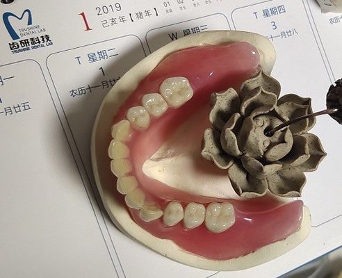 Stabiele Comfortabele van het Acryl Gedeeltelijke Gebitbps Gebit